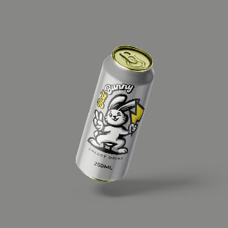 energy drink packaging